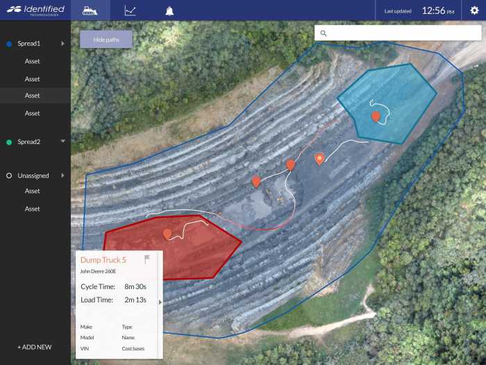 identified technologies truck iq movement patterns